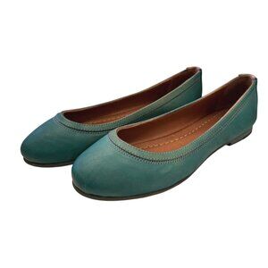 Frye Carson Ballet Flat Size 6 M Turquoise NWB Slip On Flats